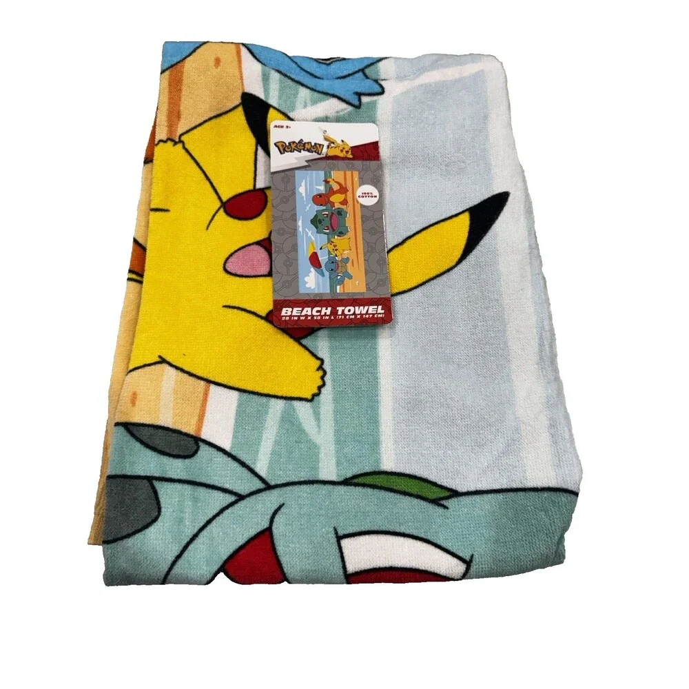 Pokemon Vacation Beach Towel for Children